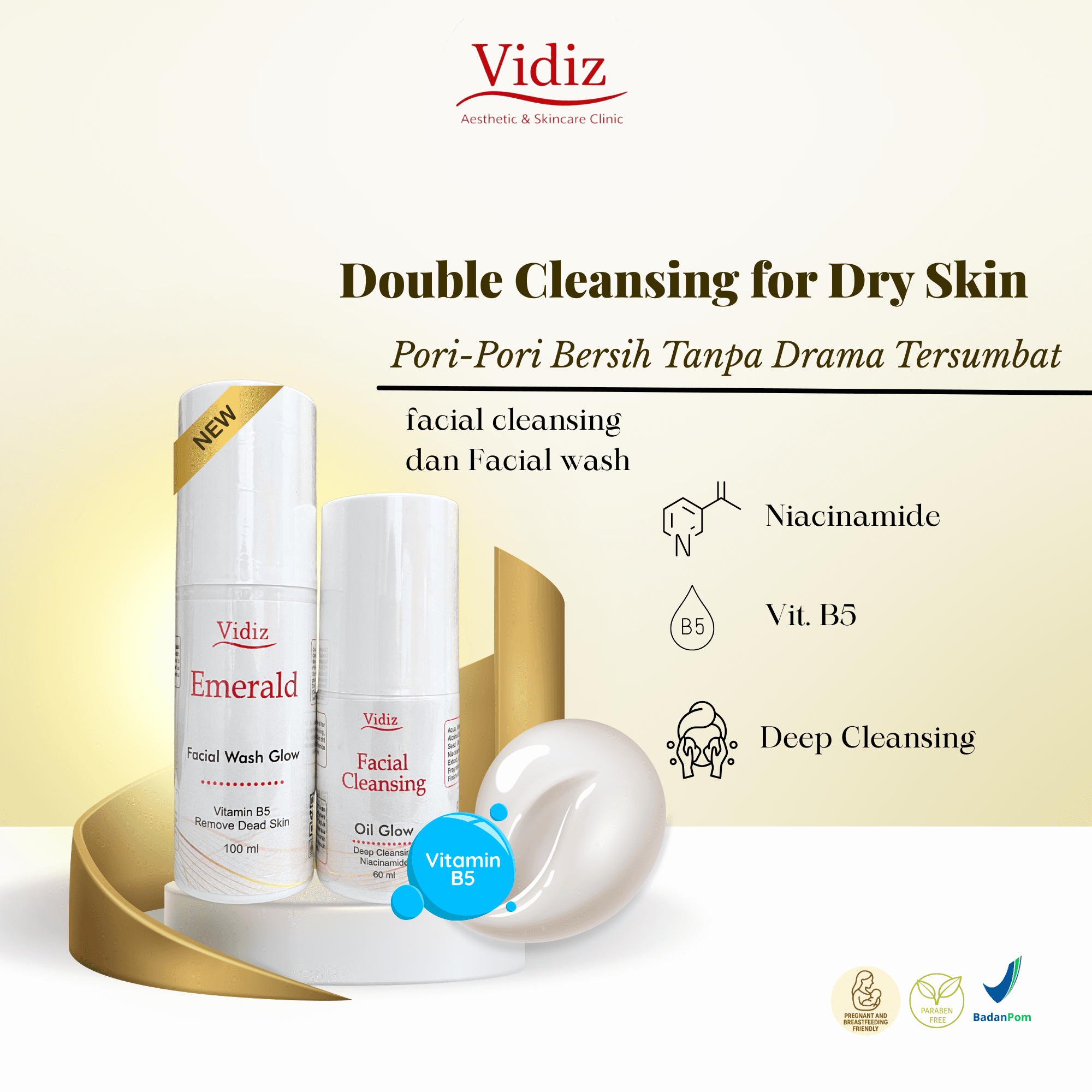 Double Cleansing for Dry Skin